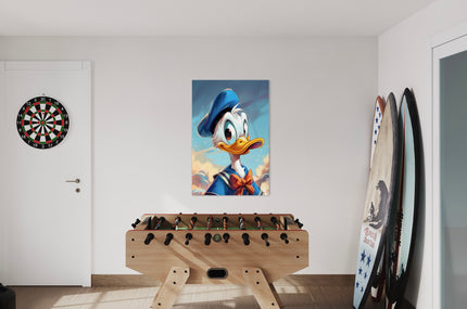 Donald Duck Look-a-Like Wanddecoratie