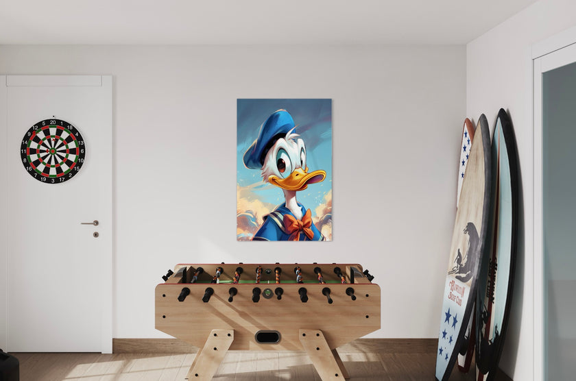 Donald Duck Look-a-Like Wanddecoratie