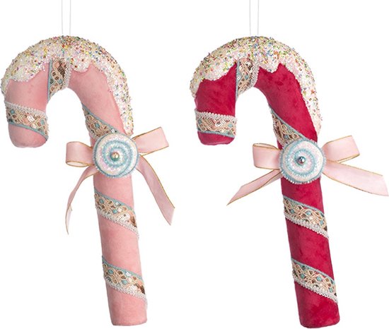 Zuurstokken (bekleed) 36 cm (set van 2 stuks)